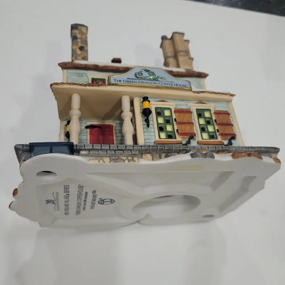 Dept 56 New England Village - Green Dragon Coffee House 56678 Retired No Box - Picture 8 of 10